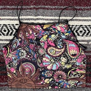 colorful cropped top